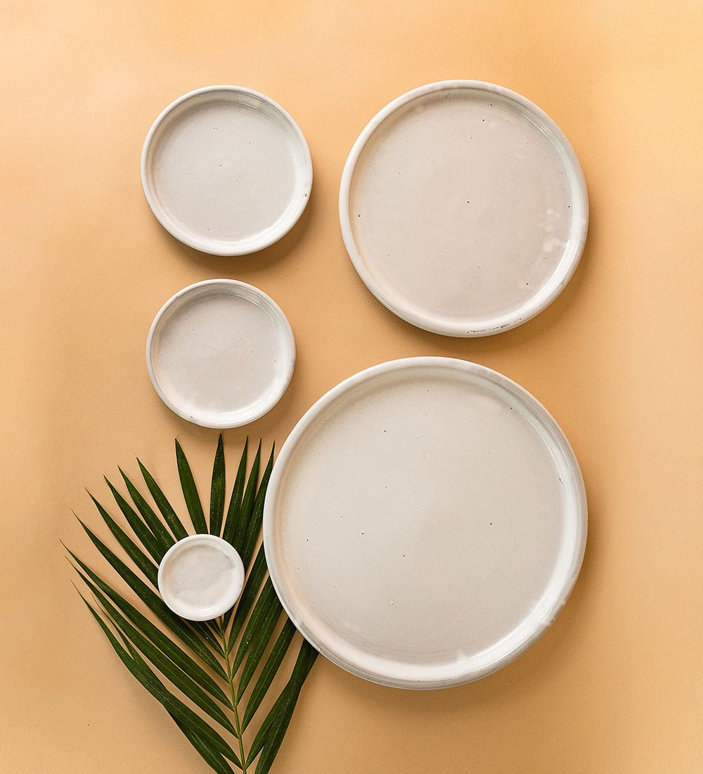 Ceramic Trays - 10cm - Tray - Tumbleweed Plants - Online Plant Delivery Singapore
