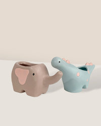Dino Ceramic Pot - with plant (Style by Tumbleweed) - Pot - Tumbleweed Plants - Online Plant Delivery Singapore