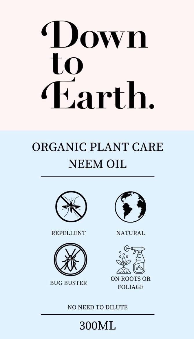 Down To Earth. Neem Oil - Spray Bottle - Pesticide - Tumbleweed Plants - Online Plant Delivery Singapore