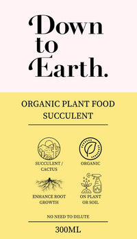 Down To Earth. Organic Plant Food - Succulent/Cacti - Fertiliser - Tumbleweed Plants - Online Plant Delivery Singapore