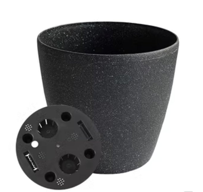Indoor Self Watering Planter - Black - Planter - Tumbleweed Plants - Online Plant Delivery Singapore