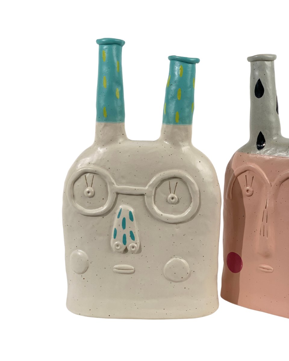 Misfit Head Vase - pink - Home Decor - Tumbleweed Plants - Online Plant Delivery Singapore