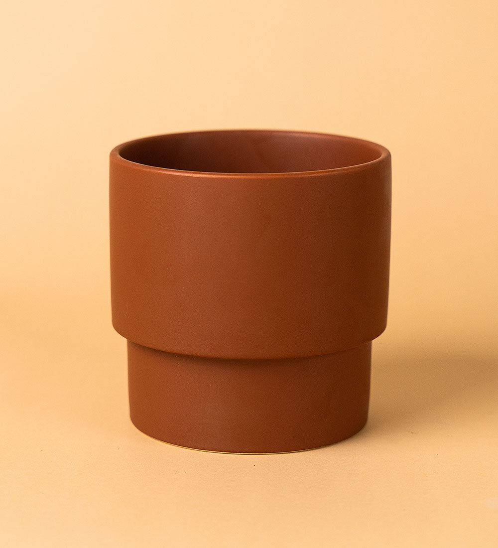 Plinth Pots - chestnut