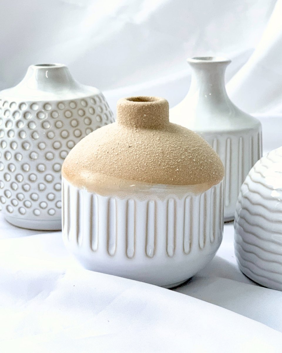Sake Ceramic Vase - D - Pot - Tumbleweed Plants - Online Plant Delivery Singapore