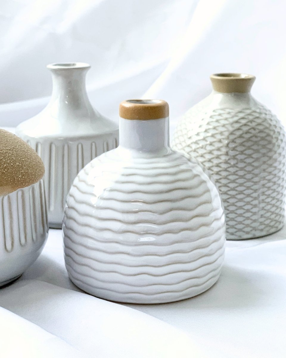 Sake Ceramic Vase - D - Pot - Tumbleweed Plants - Online Plant Delivery Singapore