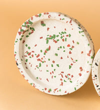 Terrazzo Trays - green red black