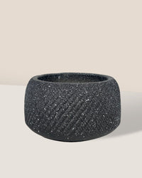 Vanga Ceramic Planter - black - Pots - Tumbleweed Plants - Online Plant Delivery Singapore