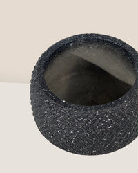 Vanga Ceramic Planter - black - Pots - Tumbleweed Plants - Online Plant Delivery Singapore