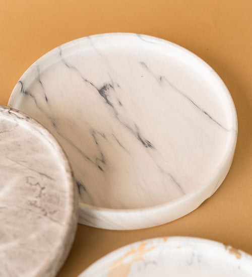 Marble-effect Trays