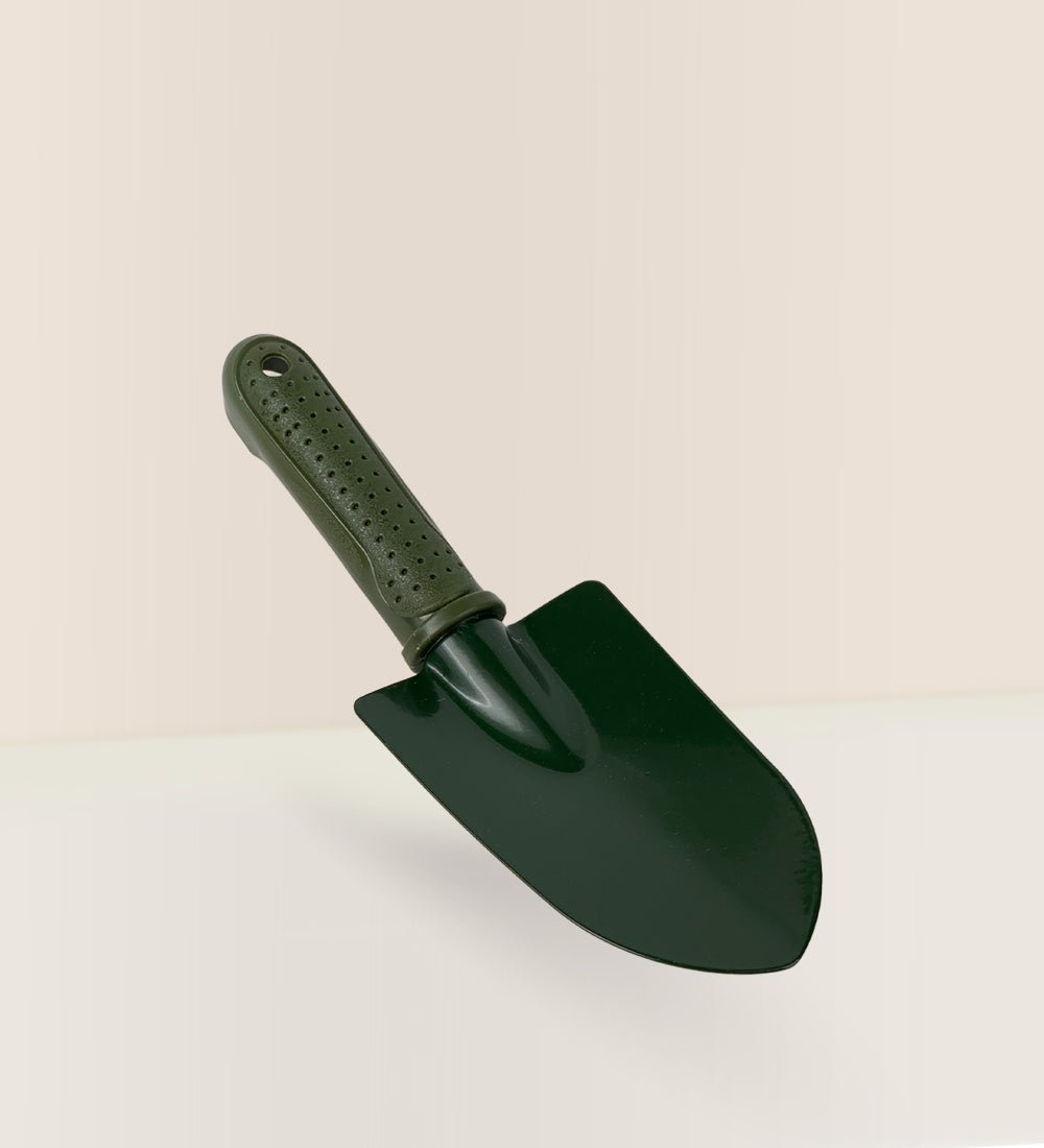 Olive Green Metal Repotting Trowels - Tool - Tumbleweed Plants - Online Plant Delivery Singapore