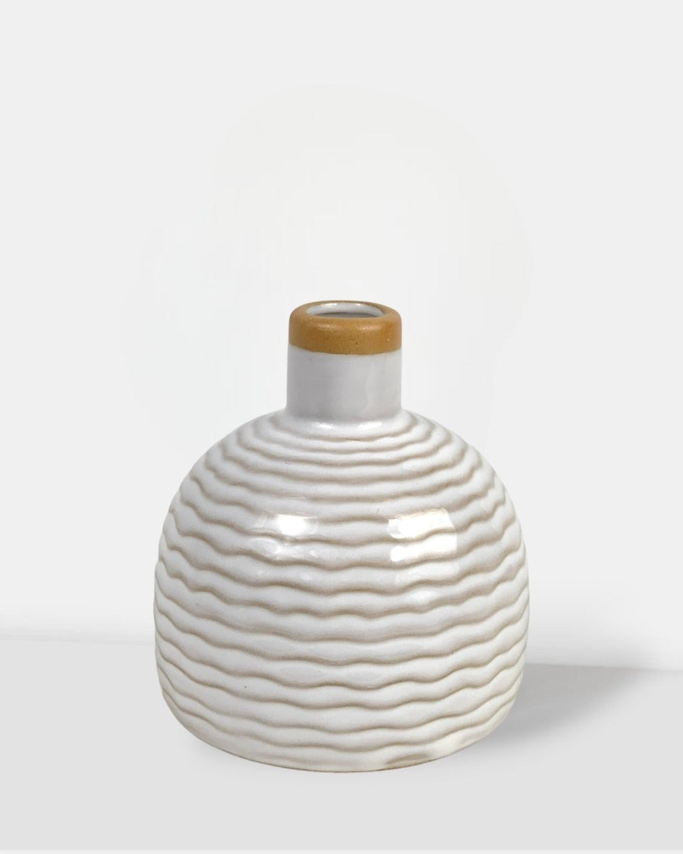 Sake Ceramic Vase - F - Pot - Tumbleweed Plants - Online Plant Delivery Singapore