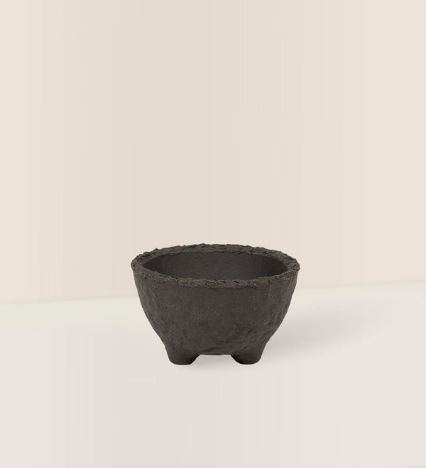 Wabi Sabi Coal Planter - Pot - Tumbleweed Plants - Online Plant Delivery Singapore