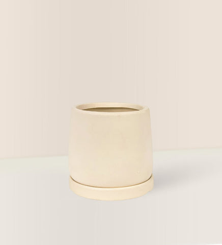 White Flour Planter